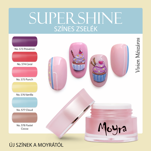 Új Moyra SuperShine színes zselék!