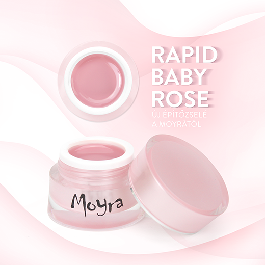Új Moyra építő zselé: Rapid Baby Rose!