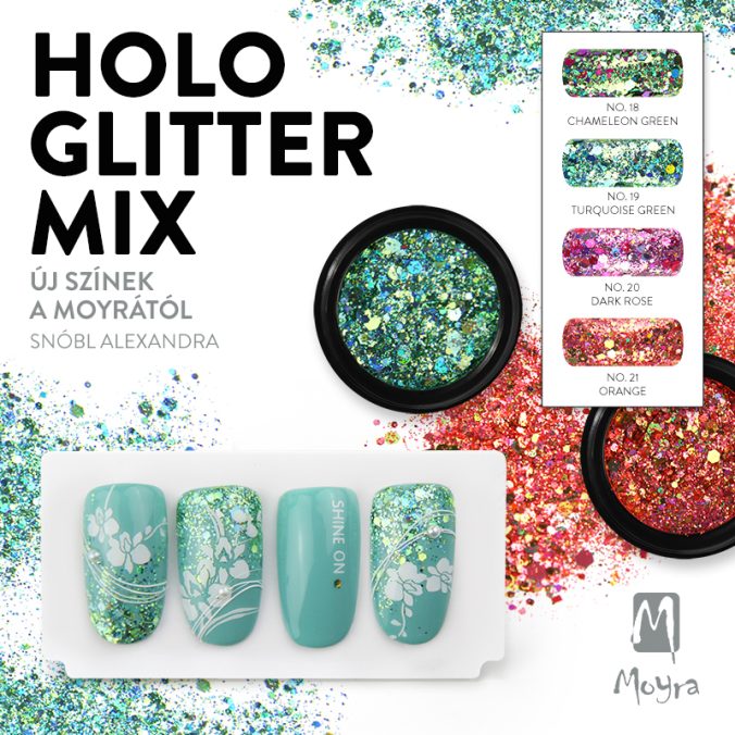 Holo Glitter Mix 4 új színben!