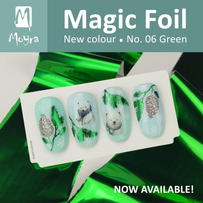 Moyra Magic Foil körömfólia 06 Green