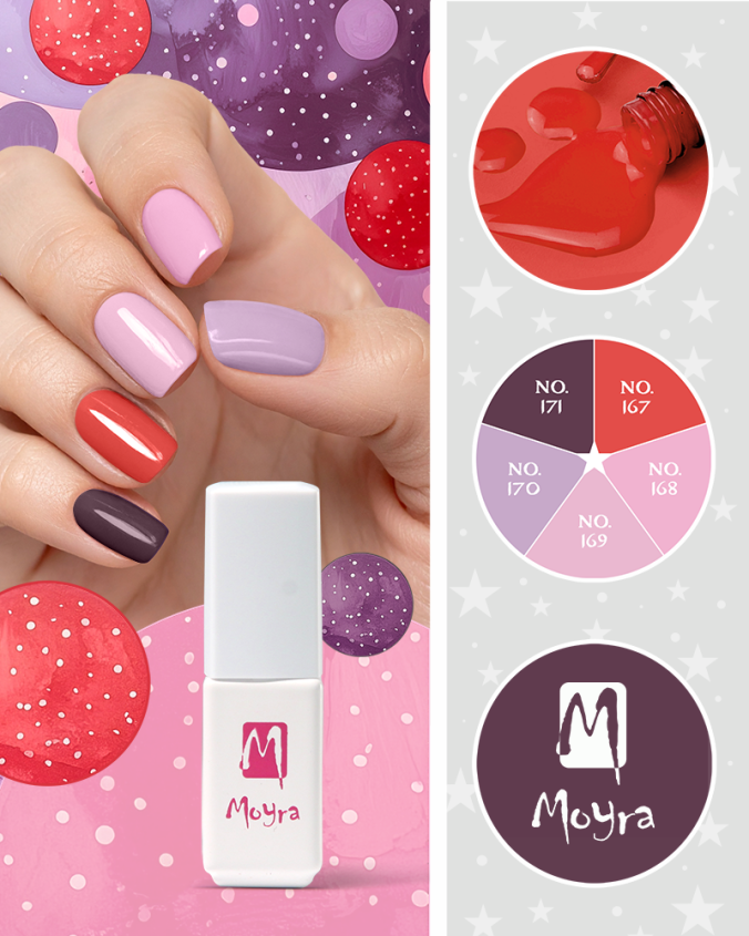 Megérkeztek a Moyra mini lakkzselé kollekció legújabb árnyalatai