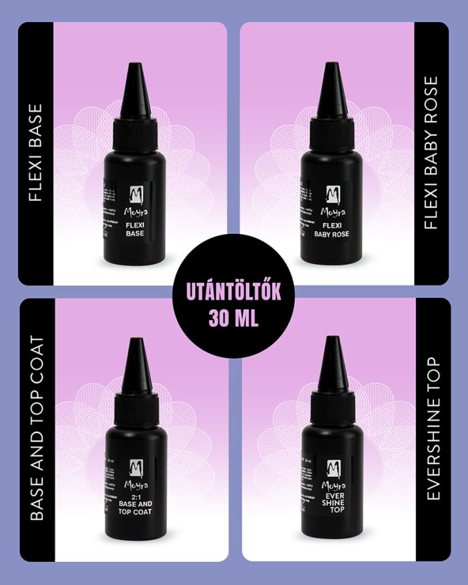 Utántöltők 30 ml-es kiszerelésben